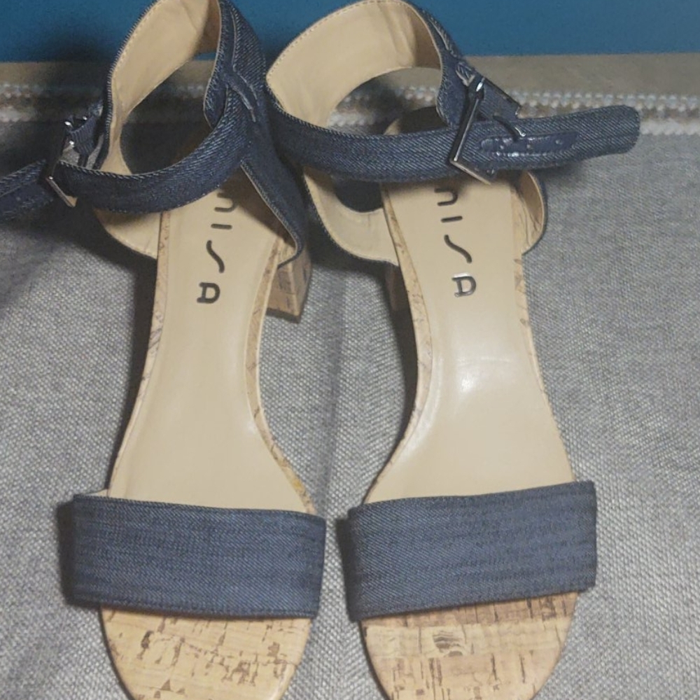 Denim sandals